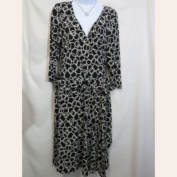 AB Studio Wrap Dress - Picture 1 of 4